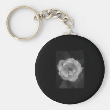Black and White Rose. Key Chains