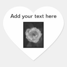 Black and White Rose. Stickers