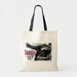 Black and White Saddle Bags