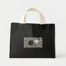 Black and White Shell Bag