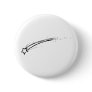Black and White Shooting Star Pinback Buttons