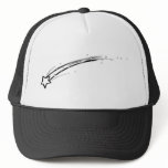 Black and White Shooting Star Trucker Hats