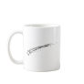 Black and White Shooting Star Coffee Mugs