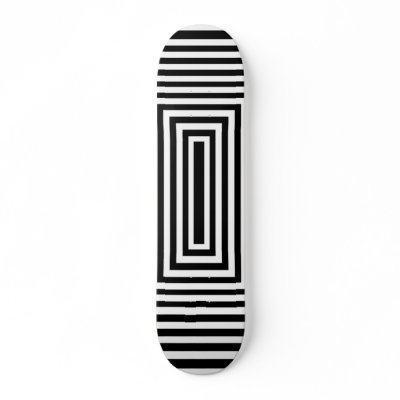 Black and White skateboard by JKdesigns