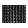Black and White Skull Pattern. Post Cards