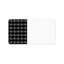 Black and White Spiral Swirl Pattern. Personalized Address Labels