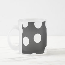 Black and White Spotty Design. Mug