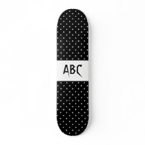 Black and White Stars Pattern. Skateboards