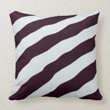 Black and White Striped American MoJo Pillows