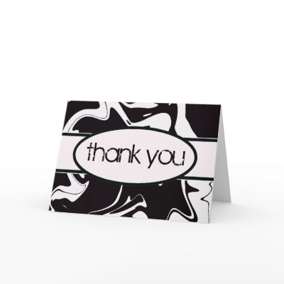 Black and White Swirl Cards by ChicGreekBoutique