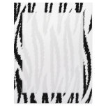 Black and White Tiger Print. Tiger Pattern. Custom Letterhead