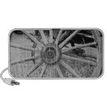 Black and White Wagon Wheel Speaker