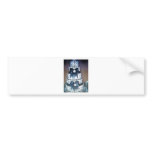 black and white wedding cake bumper stickers