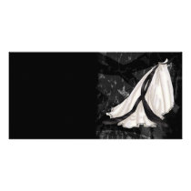 Black and White Wedding Gown
