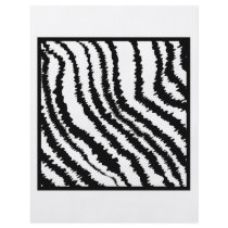 Black and White Zebra Print Pattern. Custom Flyer