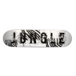 Black and White Zebra Print Pattern. Skate Boards