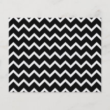 Black and White Zig Zag Pattern. Full Color Flyer
