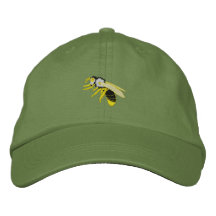 Black and yellow bee wasp embroidered men's hat embroidered hat