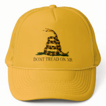 Black and Yellow Gadsden Flag, Don't Tread on Me! Trucker Hat