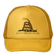 Black and Yellow Gadsden Flag, Don't Tread on Me! Trucker Hat