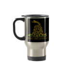 Black and Yellow Gadsden Flag, Don't Tread on Me! mugs