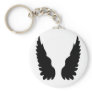 black angel wings key chains