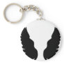 black angel wings keychains
