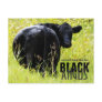 Black Angus Steer -  Add Your Cattle Ranch Name