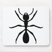 black ant mouse mat