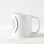 black antenna icon mugs