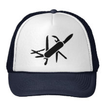 Black Army knife Hat