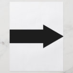 black arrow right icon full color flyer