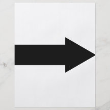 black arrow right icon full color flyer
