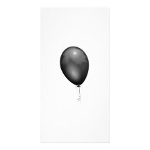 Black Balloon Photo Cards