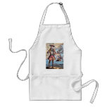 Black Bart Color Portrait Aprons