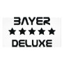 black bayer deluxe icon photo card template