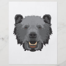 black bear face flyers