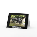 Black Bear LEADERSHIP Motivational Card