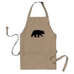 Black Bear Silhouette aprons