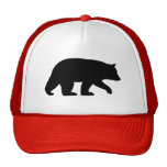Black Bear Silhouette hats