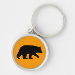 Black Bear Silhouette keychains