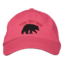 Black Bear with Customizable Text