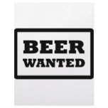 black beer wanted icon personalized letterhead