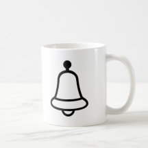 Black bell coffee mug