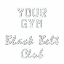 Black Belt Club Embroidered Jacket