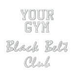 Black Belt Club Embroidered Jacket