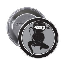 Black Belt Ninja Button