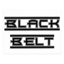 Black Belt Promotion Test Invitation Postcard