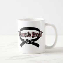 Black Belt (red) Coffee Mug