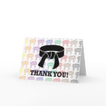 Black Belt Thank You Cards